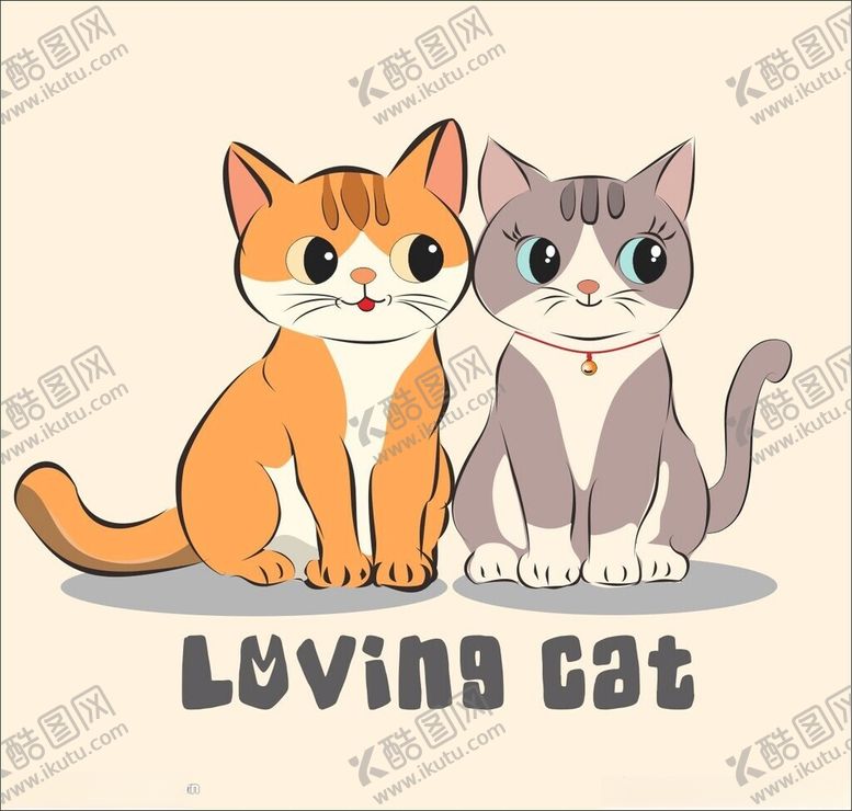 编号：31941102180712491633【酷图网】源文件下载-恩爱的猫