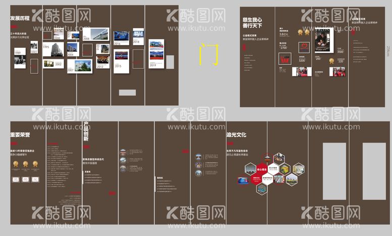 编号：25593111220931345832【酷图网】源文件下载-地产品牌墙文化墙背景板