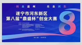 遂宁市河东新区创业大赛海报