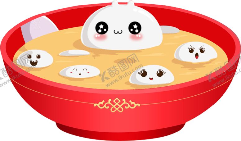 编号：89883809240634296602【酷图网】源文件下载-可爱的汤圆