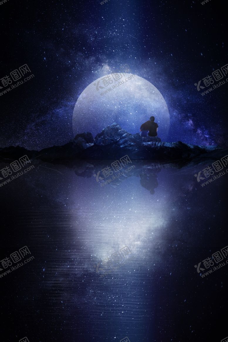 编号：49688504271830222494【酷图网】源文件下载-唯美月亮背景