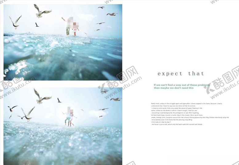 编号：25551909230600171631【酷图网】源文件下载-韩国风影楼婚相册模板之清凉夏日