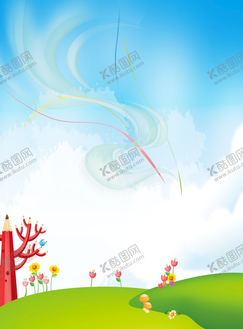 编号：21609509122137070961【酷图网】源文件下载-儿童节背景 六一造型幼儿园