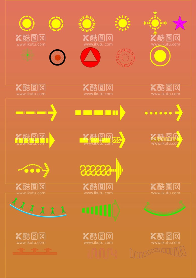 编号：62036011102351489287【酷图网】源文件下载-图例图示