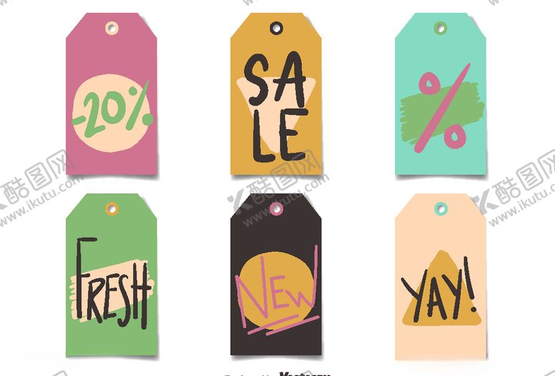 编号：36050809182135358091【酷图网】源文件下载-矢量标签素材