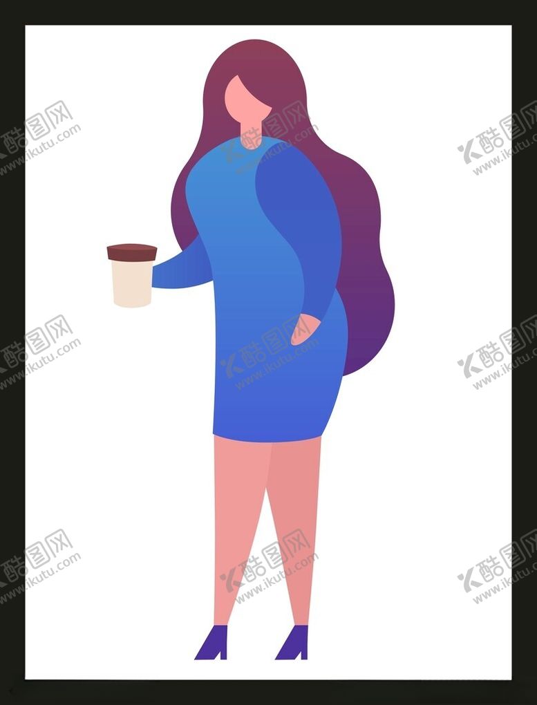 编号：88643201280443383055【酷图网】源文件下载-手绘卡通女孩