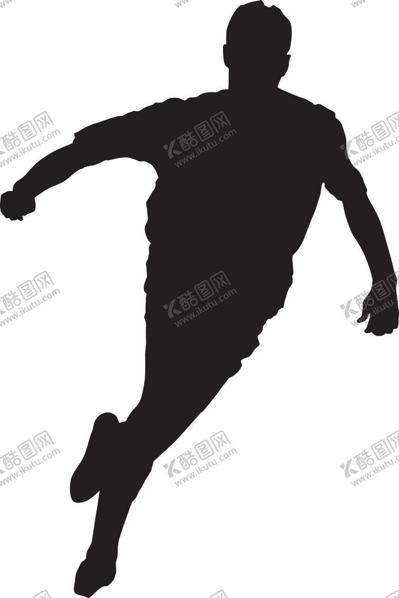 编号：63395205190448487595【酷图网】源文件下载-运动员剪影