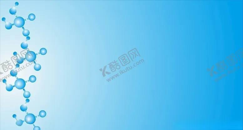 编号：25004604010216077409【酷图网】源文件下载-蓝色分子结构素材图