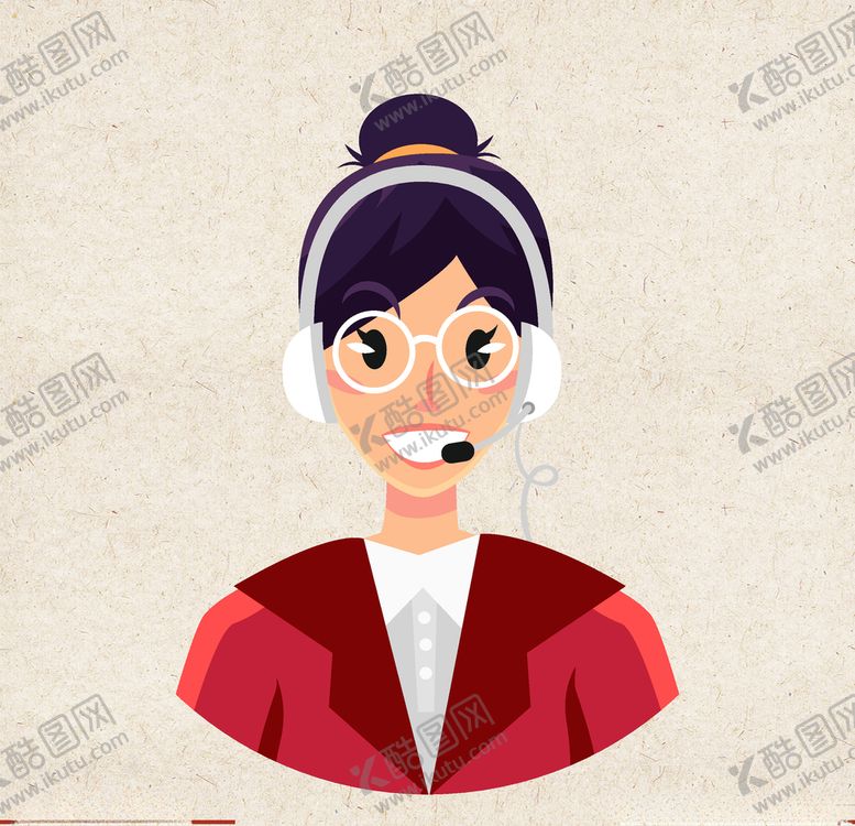 编号：12816209291236526122【酷图网】源文件下载-矢量人物扁人物职业人物