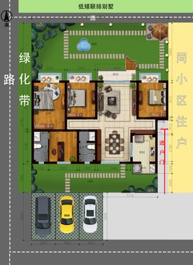 龙游湖小区平面图