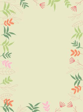 春天小清新花朵花卉小草植物