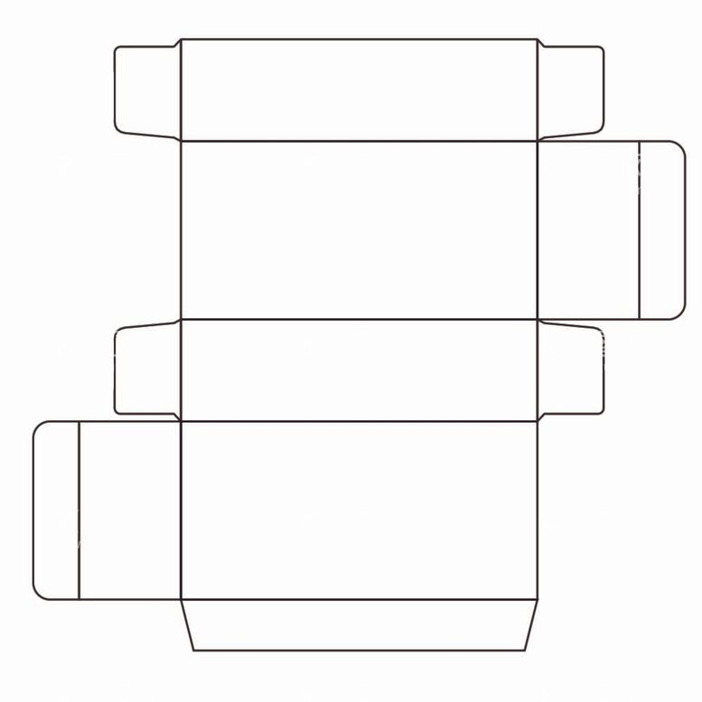 编号：89793612031712076616【酷图网】源文件下载-包装盒刀模图