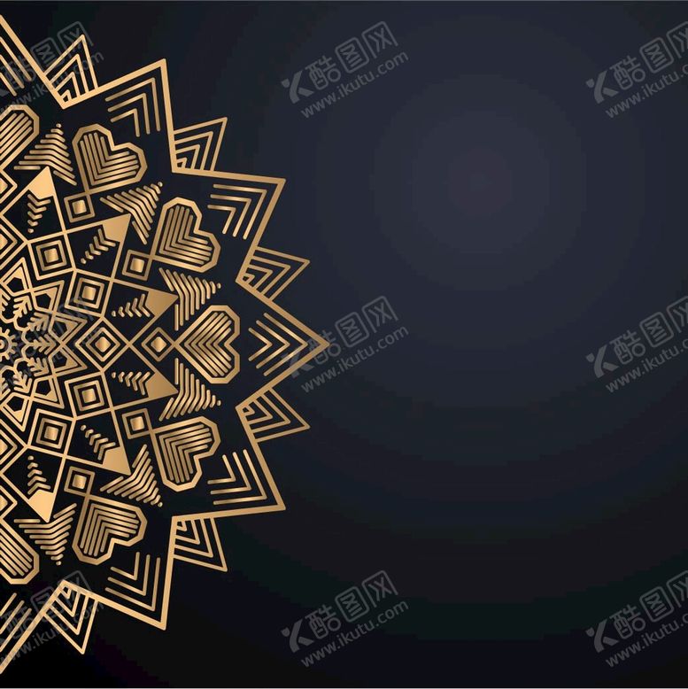 编号：17540210080917585981【酷图网】源文件下载-金色古典花纹