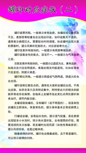 罐印对应症状2
