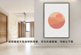 日本大厅壁画客厅挂画