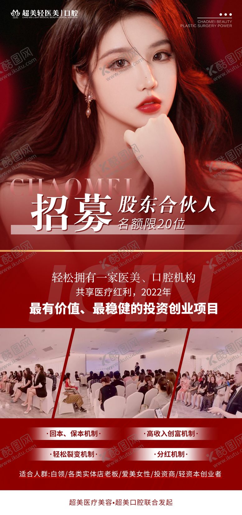 编号：53006111211239155989【酷图网】源文件下载-整形医美股东合伙人