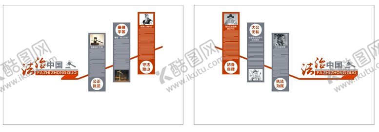 编号：31859012100314367673【酷图网】源文件下载-楼梯墙面法治典故