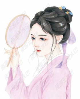 古风紫黛美女