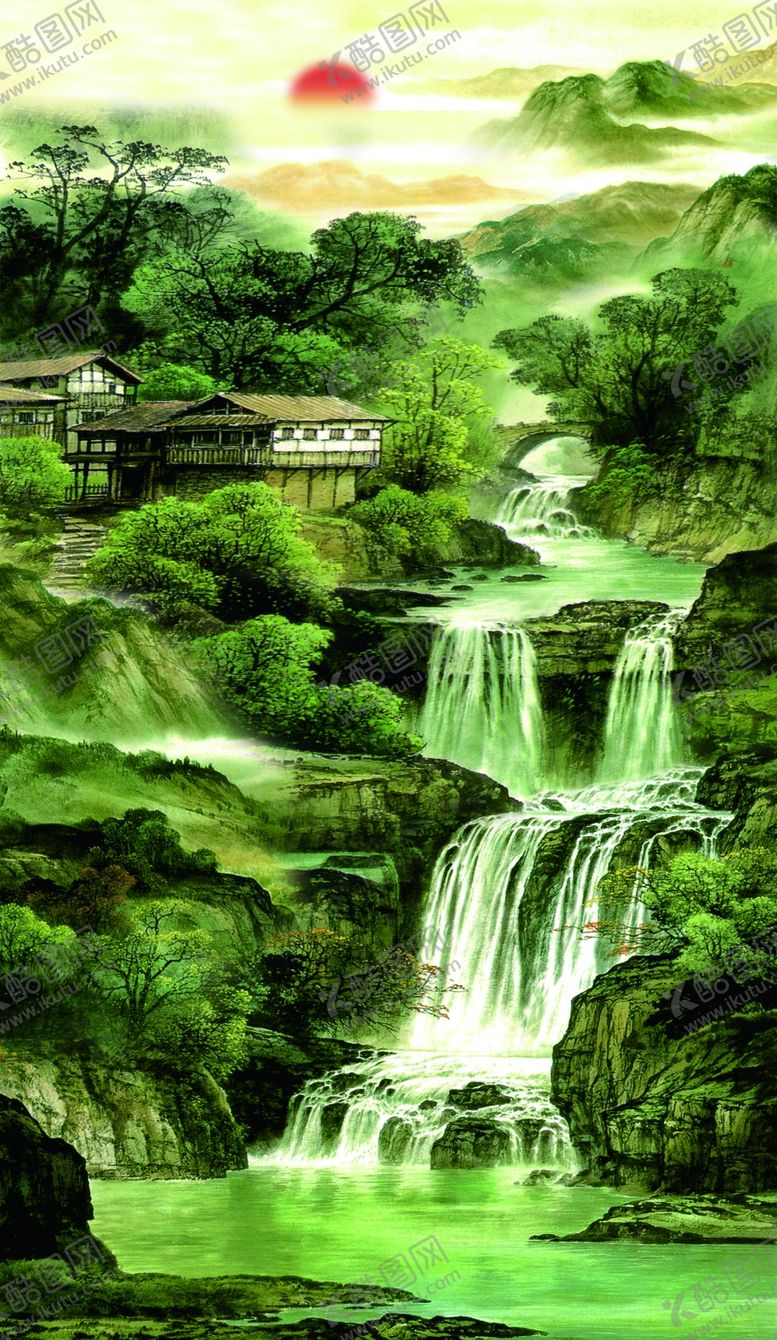 编号：74417506170258266454【酷图网】源文件下载-山水画