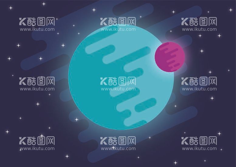 编号：74364812020725416848【酷图网】源文件下载-粉蓝星球