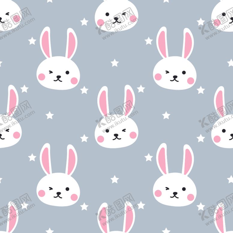 编号：19379809231341055961【酷图网】源文件下载-小清新卡通动物图案背景