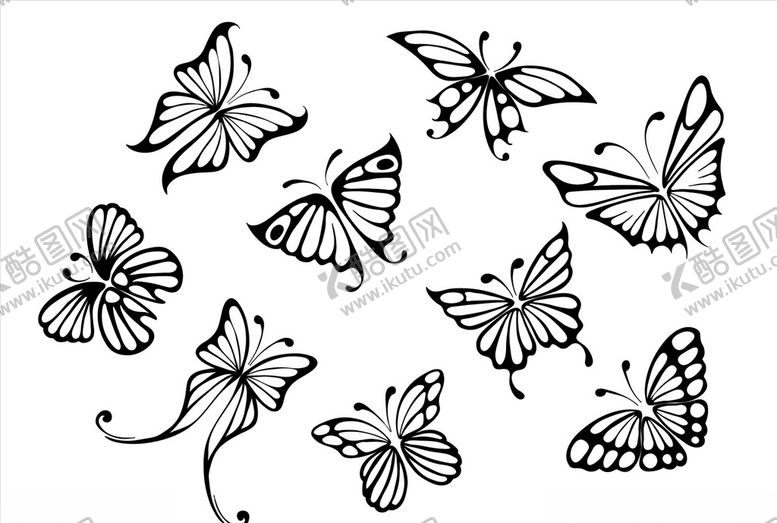 编号：20886010050154558857【酷图网】源文件下载-蝴蝶