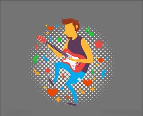 吉他吉他人物