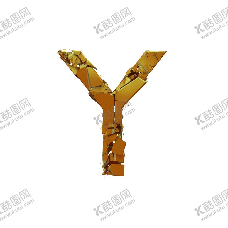 编号：33288010211359538355【酷图网】源文件下载-3D破碎立体字母