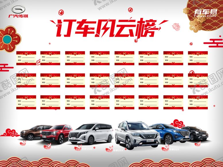 编号：43964109272309166493【酷图网】源文件下载-订车风云榜