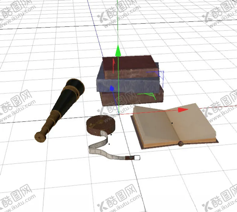 编号：82050401282254043361【酷图网】源文件下载-C4D模型望远镜