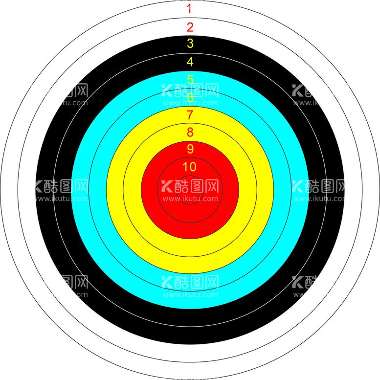 编号：20727710171011401667【酷图网】源文件下载-卡通靶子设计矢量素材图片