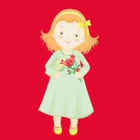 手绘卡通儿童宝宝插画插画宝宝