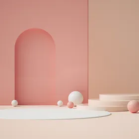 立体展台 C4D电商海报 台子