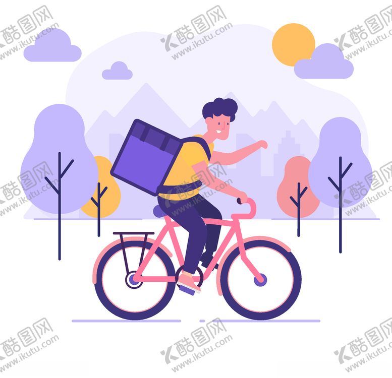 编号：22253305062046234608【酷图网】源文件下载-骑自行车