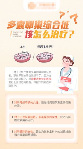 多囊卵巢综合征该怎么治疗海报