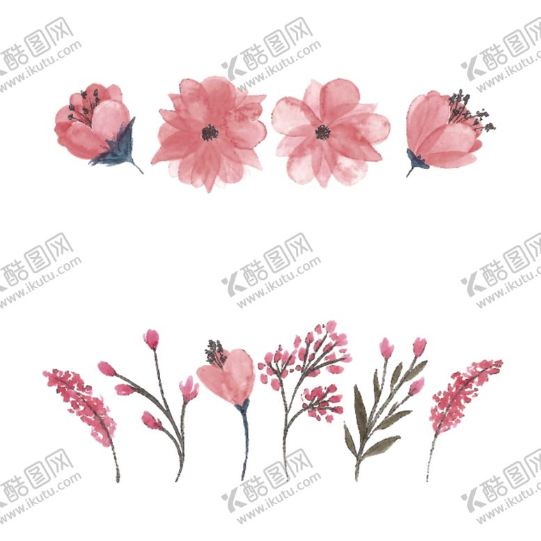 编号：84782605051913574567【酷图网】源文件下载-手绘花草蝴蝶背景图片