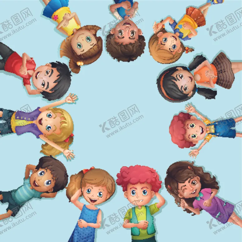 编号：64455207030323199219【酷图网】源文件下载-卡通学生插画