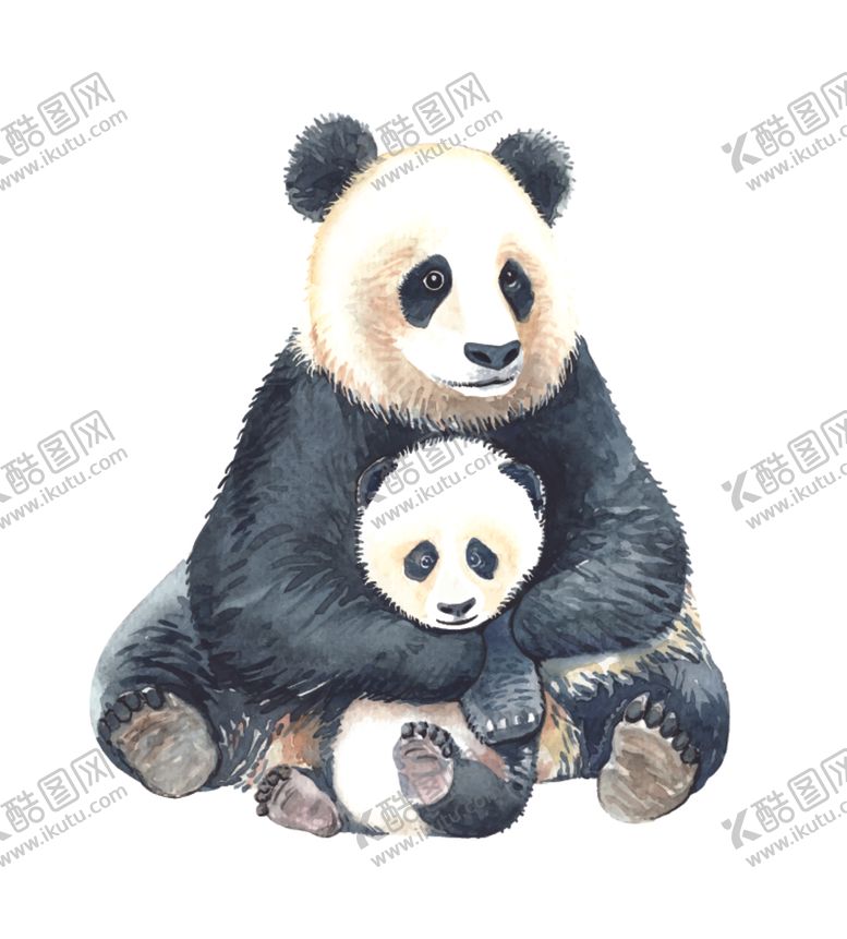 编号：95208406261733023779【酷图网】源文件下载-水彩动物