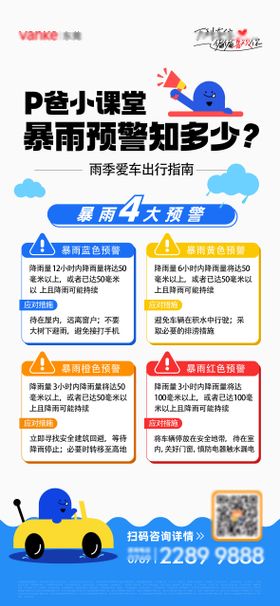 沙尘暴自然灾害防范预警知识点提示长图