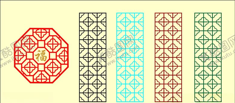 编号：85660710270053241754【酷图网】源文件下载-福字屏风