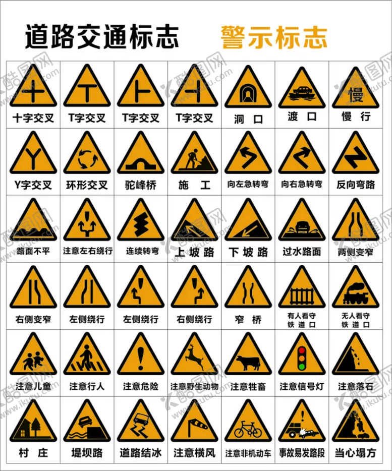 编号：59660310300725134840【酷图网】源文件下载-道路交通标志