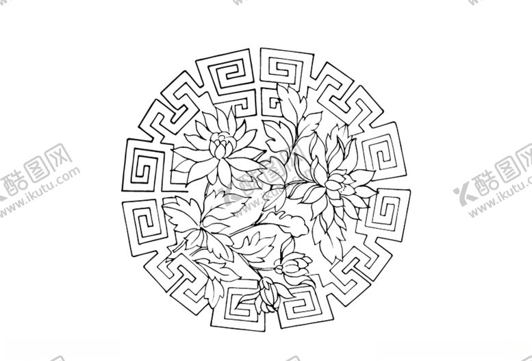 编号：99652610011512105739【酷图网】源文件下载-中国古典花纹