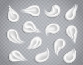 羽毛变形矢量图