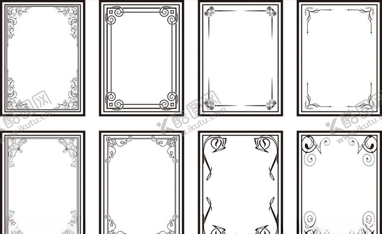 编号：98752709200549283452【酷图网】源文件下载-边框花边角花花纹