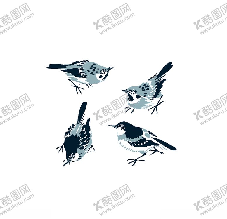 编号：54979611011211522367【酷图网】源文件下载-水墨鸟