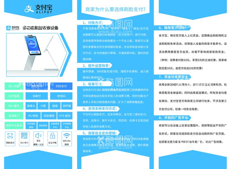 编号：79541810030509506103【酷图网】源文件下载-支付宝三折页