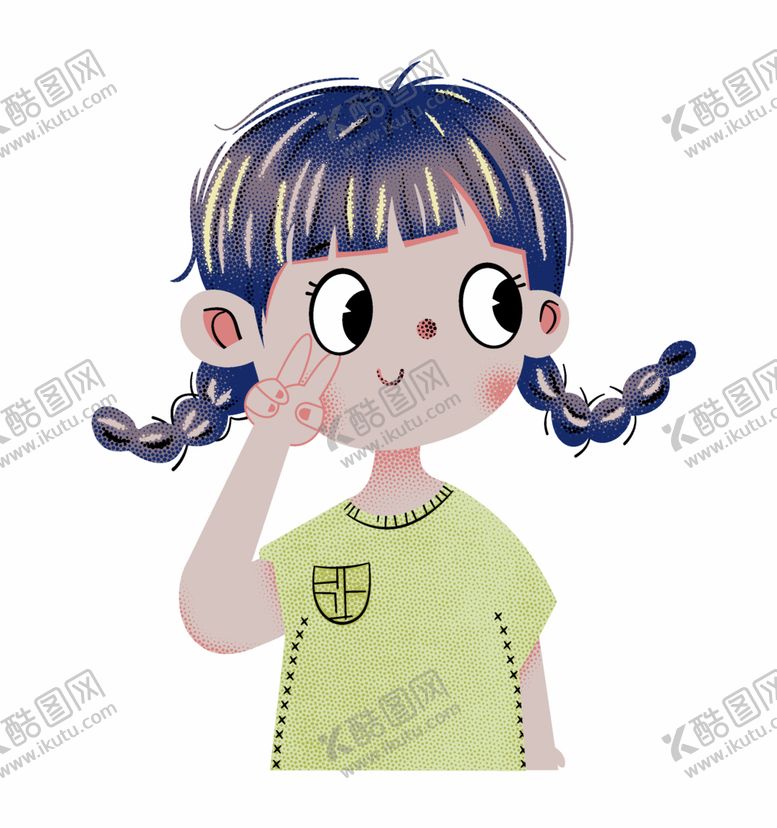 编号：72346110040855546291【酷图网】源文件下载-卡通女孩