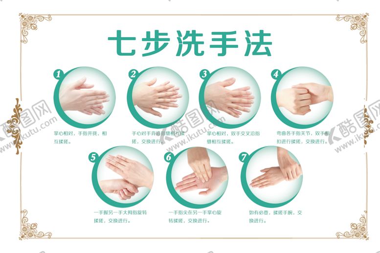 编号：19640209101826271982【酷图网】源文件下载-七步洗手法