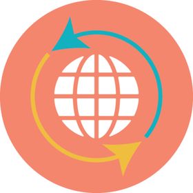 营销增长平面图标