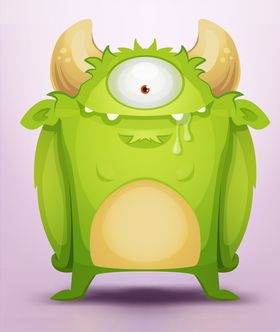 卡通怪兽